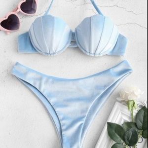 Shell Velvet Mermaid Bikini Set-Sold Out Online!
